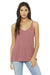 Bella + Canvas 8838 Womens Slouchy Tank Top Mauve Model Front