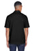 North End 88632 Mens Sport Red Performance Moisture Wicking Short Sleeve Polo Shirt Black Model Back
