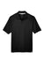 North End 88632 Mens Sport Red Performance Moisture Wicking Short Sleeve Polo Shirt Black Flat Front