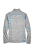 North End 88697 Mens Sport Red Flux Full Zip Jacket Platinum Grey/Olympic Blue Flat Back