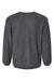 MV Sport 19179 Mens Corded Crewneck Sweatshirt Charcoal Grey Flat Back