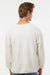 MV Sport 19179 Mens Corded Crewneck Sweatshirt Ivory Model Back