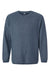 MV Sport 19179 Mens Corded Crewneck Sweatshirt Navy Blue Flat Front