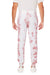 J America 8884JA Mens Tie-Dye Fleece Jogger Sweatpants w/ Pockets Dusty Rose Model Back