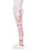 J America 8884JA Mens Tie-Dye Fleece Jogger Sweatpants w/ Pockets Dusty Rose Model Side