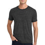 Jerzees Mens Vintage Snow Short Sleeve Crewneck T-Shirt - Heather Black - Closeout