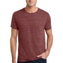 Jerzees Mens Vintage Snow Short Sleeve Crewneck T-Shirt - Heather Maroon - Closeout