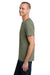 Jerzees 88M/88MR Mens Vintage Snow Short Sleeve Crewneck T-Shirt Heather Military Green Model Side