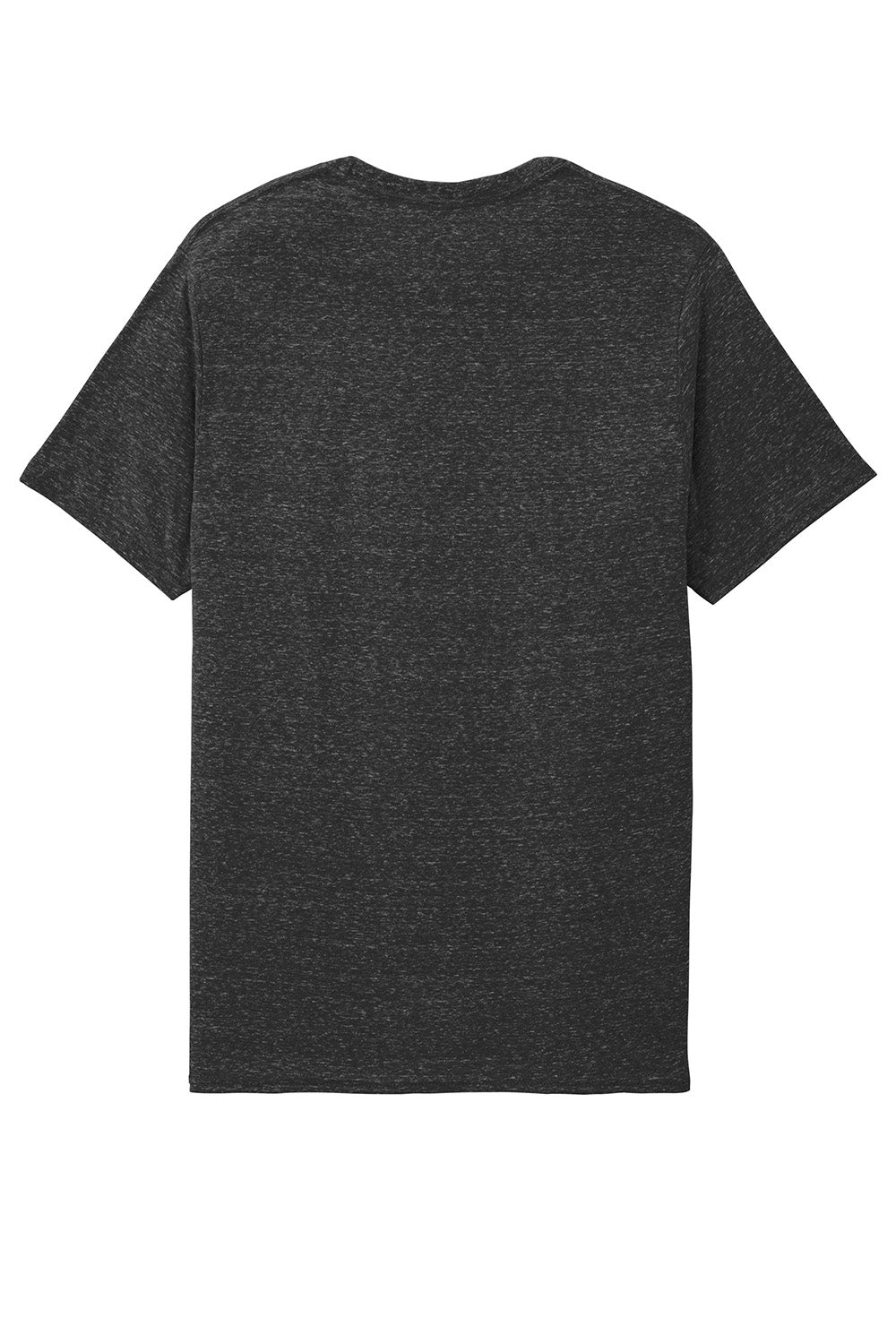 Jerzees 88M/88MR Mens Vintage Snow Short Sleeve Crewneck T-Shirt Heather Black Flat Back