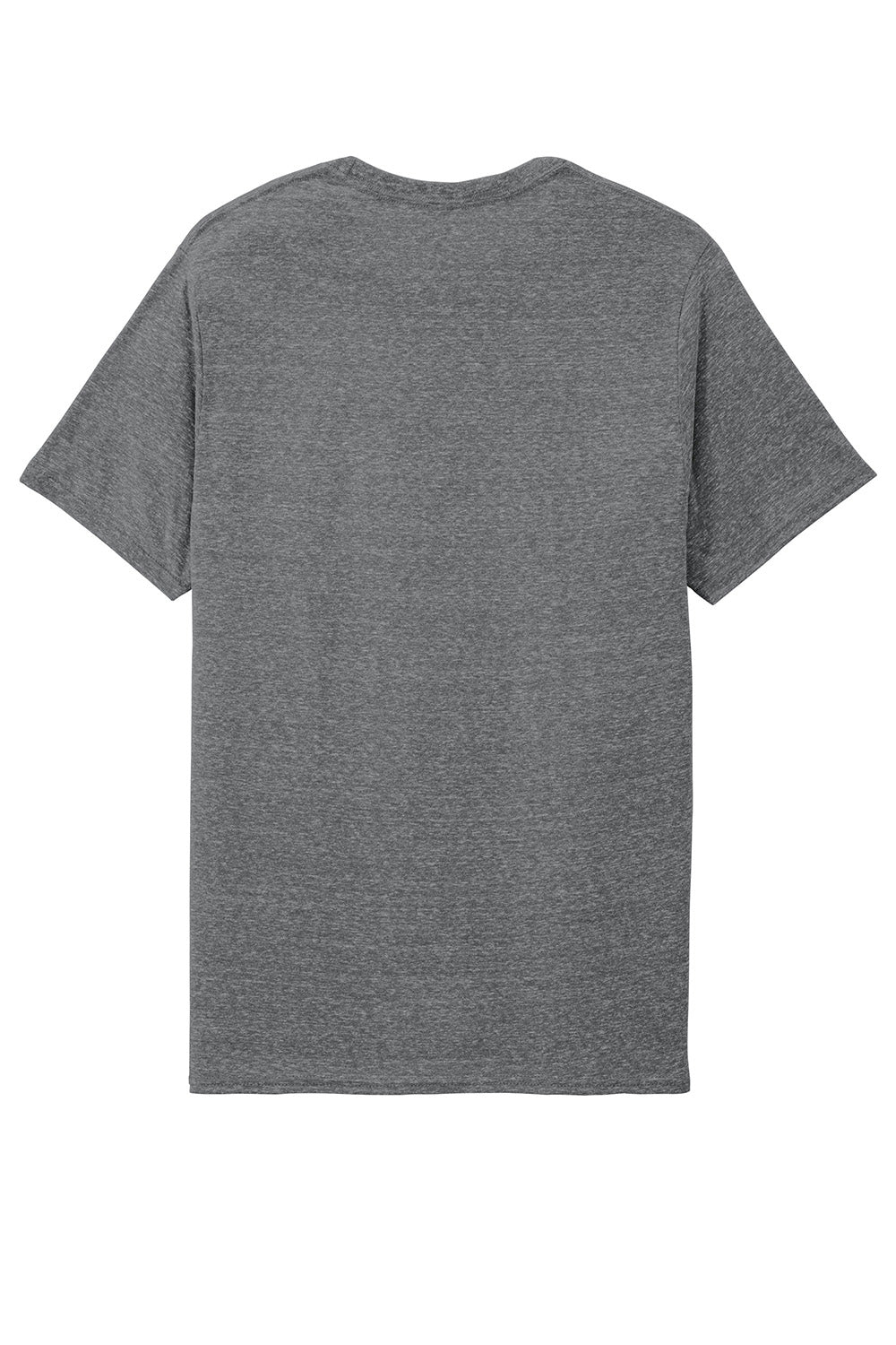 Jerzees 88M/88MR Mens Vintage Snow Short Sleeve Crewneck T-Shirt Heather Charcoal Grey Flat Back