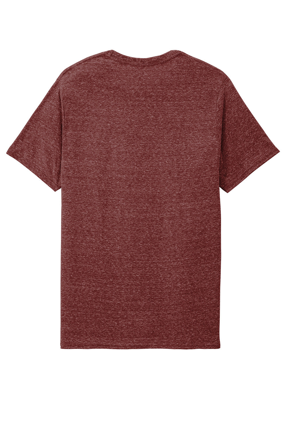 Jerzees 88M/88MR Mens Vintage Snow Short Sleeve Crewneck T-Shirt Heather Maroon Flat Back