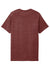 Jerzees 88M/88MR Mens Vintage Snow Short Sleeve Crewneck T-Shirt Heather Maroon Flat Back