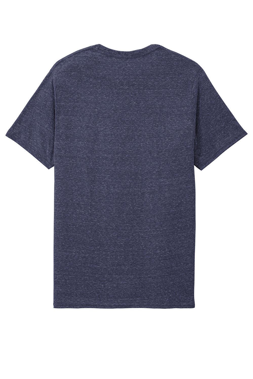 Jerzees 88M/88MR Mens Vintage Snow Short Sleeve Crewneck T-Shirt Heather Navy Blue Flat Back