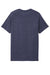 Jerzees 88M/88MR Mens Vintage Snow Short Sleeve Crewneck T-Shirt Heather Navy Blue Flat Back