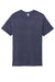 Jerzees 88M/88MR Mens Vintage Snow Short Sleeve Crewneck T-Shirt Heather Navy Blue Flat Front