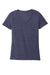 Jerzees 88WV Womens Vintage Snow Short Sleeve V-Neck T-Shirt Heather Navy Blue Flat Front