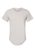 Bella + Canvas 3003C Mens Curved Hem Short Sleeve Crewneck T-Shirt Heather Cool Grey Flat Front