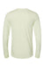 Bella + Canvas BC3501/3501 Mens Jersey Long Sleeve Crewneck T-Shirt Citron Flat Back