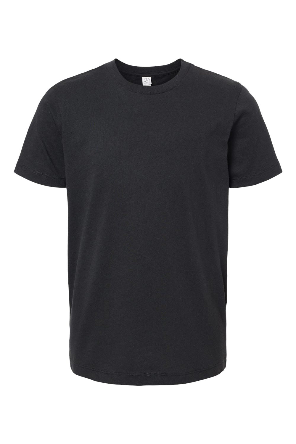 Alternative K1070 Youth Go To Short Sleeve Crewneck T-Shirt Black Flat Front