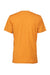 Bella + Canvas BC3001CVC/3001CVC Mens Heather CVC Short Sleeve Crewneck T-Shirt Heather Marmalade Orange Flat Back