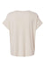 LAT 3502 Womens Relaxed Vintage Wash Short Sleeve Crewneck T-Shirt Natural Flat Back
