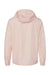 Independent Trading Company EXP54LWZ Mens Water Resistant Full Zip Windbreaker Hooded Jacket Blush Pink Flat Back