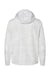 Independent Trading Co. EXP54LWZ Mens Full Zip Windbreaker Hooded Jacket White Camo Flat Back