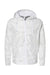 Independent Trading Company EXP54LWZ Mens Water Resistant Full Zip Windbreaker Hooded Jacket White Camo Flat Front