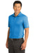 Nike NKAA1854 Mens Prime Dri-Fit Moisture Wicking Short Sleeve Polo Shirt Photo Blue Model 3Q