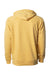 Independent Trading Company SS1000 Mens Icon Loopback Terry Hooded Sweatshirt Hoodie w/ Pouch Pocket Harvest Gold Flat Back