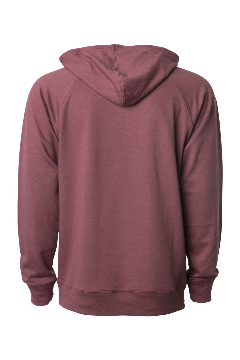 Independent Trading Co. SS1000 Mens Icon Loopback Terry Hooded Sweatshirt Hoodie Port Flat Back