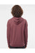 Independent Trading Co. SS1000 Mens Icon Loopback Terry Hooded Sweatshirt Hoodie Port Model Back