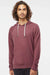 Independent Trading Company SS1000 Mens Icon Loopback Terry Hooded Sweatshirt Hoodie w/ Pouch Pocket Port Model Front