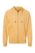 Independent Trading Co. SS1000Z Mens Icon Loopback Terry Full Zip Hooded Sweatshirt Hoodie Harvest Gold Flat Front