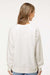 Independent Trading Company SS1000C Mens Icon Loopback Terry Crewneck Sweatshirt Bone White Model Back