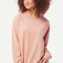 Independent Trading Company Mens Icon Loopback Terry Crewneck Sweatshirt - Rose Pink
