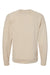 Independent Trading Company SS1000C Mens Icon Loopback Terry Crewneck Sweatshirt Sand Flat Back
