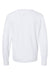 Independent Trading Company SS1000C Mens Icon Loopback Terry Crewneck Sweatshirt White Flat Back