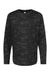 LAT 6918 Mens Fine Jersey Long Sleeve Crewneck T-Shirt Storm Camo Flat Front