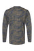 LAT 6918 Mens Fine Jersey Long Sleeve Crewneck T-Shirt Vintage Camo Flat Back