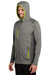 Eddie Bauer EB244 Mens Sport Pill Resistant Fleece Full Zip Hooded Jacket Metal Grey Model 3Q