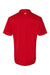 Adidas A480 Mens Floating 3 Stripes UPF 50+ Short Sleeve Polo Shirt Team Power Red Flat Back