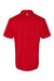 Adidas A480 Mens Floating 3 Stripes Polo Shirt Team Power Red/White Flat Back
