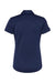 Adidas A481 Womens Floating 3 UPF 50+ Stripes Short Sleeve Polo Shirt Team Navy Blue Flat Back