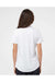 Adidas A481 Womens Floating 3 Stripes Polo Shirt White/Black Model Back