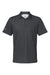 Adidas A498 Mens Diamond Dot Moisture Wicking Short Sleeve Polo Shirt Black Flat Front