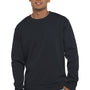Next Level Mens PCH Crewneck Sweatshirt - Heather Midnight Navy Blue