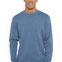 Next Level Mens PCH Crewneck Sweatshirt - Heather Bay Blue