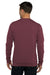 Next Level 9002NL Mens PCH Crewneck Sweatshirt Heather Maroon Model Back