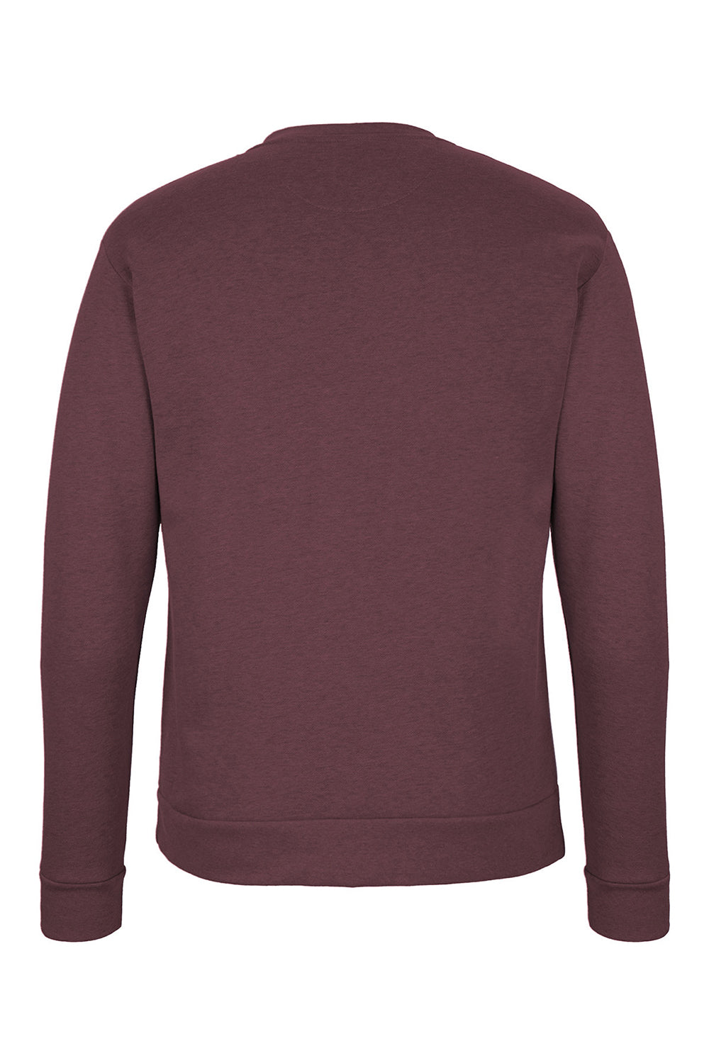 Next Level 9002NL Mens PCH Crewneck Sweatshirt Heather Maroon Flat Back